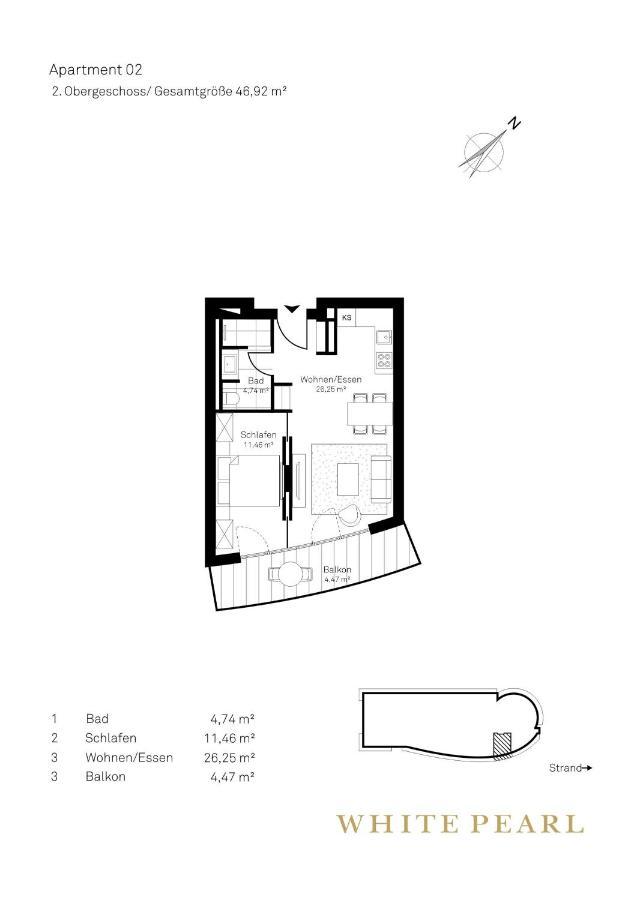 White Pearl Apartment 2.02 Timmendorfer Strand Zewnętrze zdjęcie